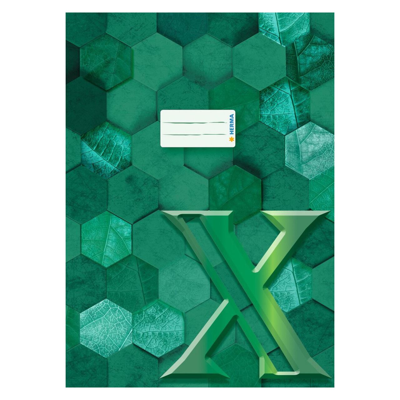 HERMA Heftumschlag "X" dunkelgrün Papier DIN A4
