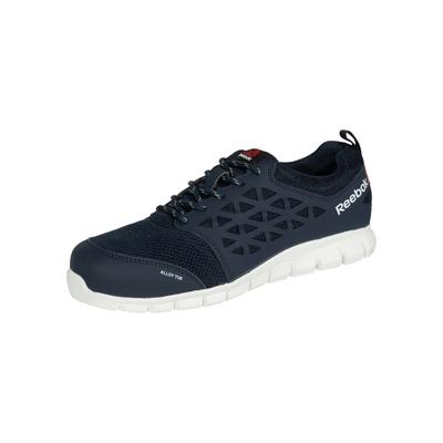 Sicherheitsschuh REEBOK "Sicherheitsschuhe Excel Light S1P" Gr. 45, blau (navy), 45, Obermaterial: 100% sonstige Fasern AF., Schuhe