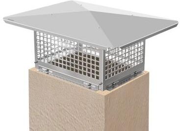 Tools, Home & Hobby Stainless Steel Chimney Cap, Adjustable Flue Cover With Mesh Screen, Bolts & Screws, Outdoor Fireplace Spark Arrestor Stainless Steel Chimney Cap, Adjustable Flue Cover With Mesh Screen, Bolts & Screws, Outdoor Fireplace Spark Arrestor