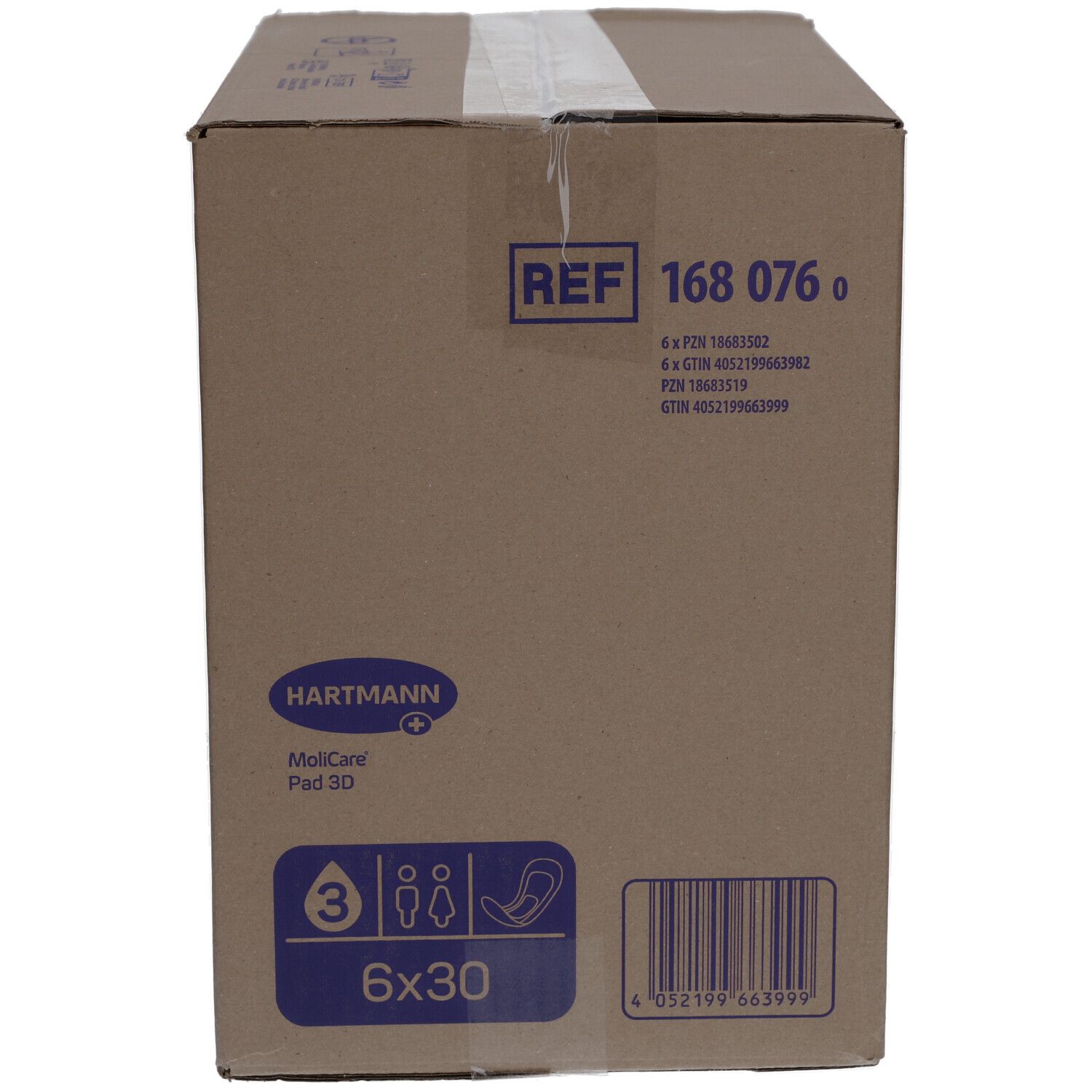 Molicare Pad 3 Tropfen 6x30 St Einlagen