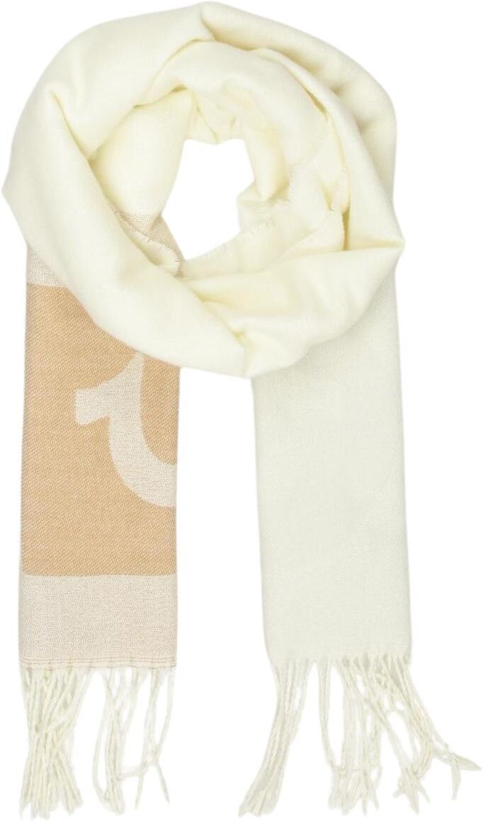 True Religion Damen Schal oder Tuch, Cremeweiß, Synthetik - Second Hand