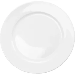 Esmeyer Desserteller "Heike", 6er Set, weiss spülmaschinenfest, mikrowellengeeignet, zeitloses Design, Teller, Weiss