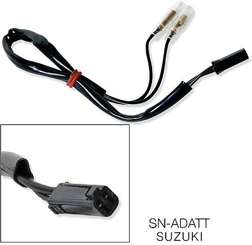 Kit Coppia Adattatori Cavi Per Frecce Barracuda Moto SUZUKI taglia uni