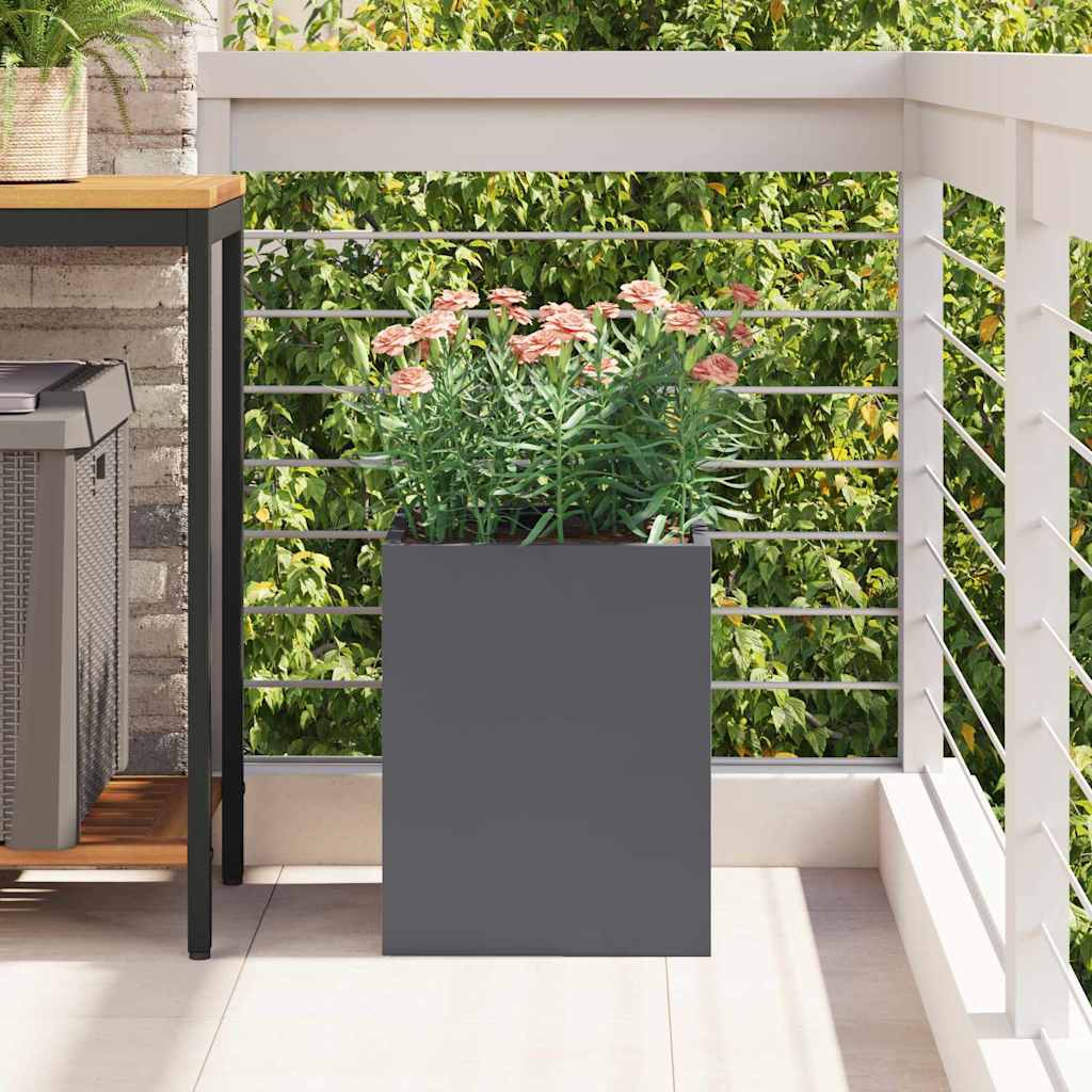 vidaXL Cache-pot de jardin Anthracite 32 x 32 x 40 cm