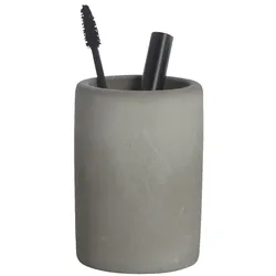 House Doctor Zahnputzbecher Cement, ∅ 7,6 cm, Höhe 11,3 cm