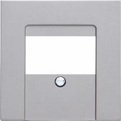 Kopp 373047006 HK07 - TDO-Abdeckung, 1-3 Anschlüsse, Farbe: stahl