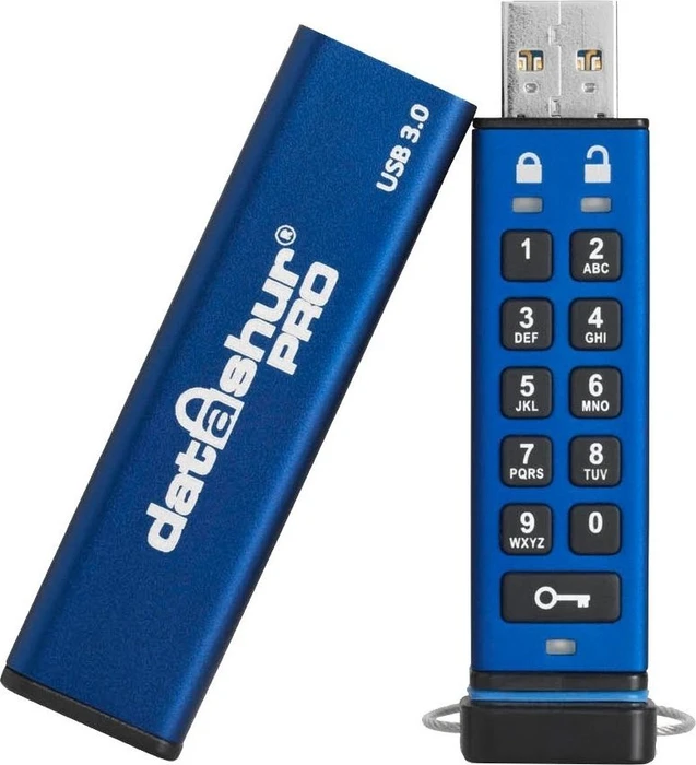 64 GB ISG datAshur Pro blau USB 3.0