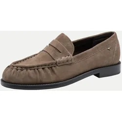 Lederloafer Braun 40