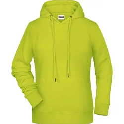 James & Nicholson Damen Raglan Kapuzen Sweater Hoodie 8023 acid yellow XL