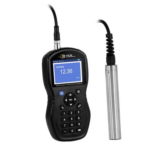 PCE Instruments Wasserqualität-Messgerät PCE-WQA 50 zur Trübungsmessung |Messbereich 0,1 ... 1000 NTU |Auflösung 0,01 NTU