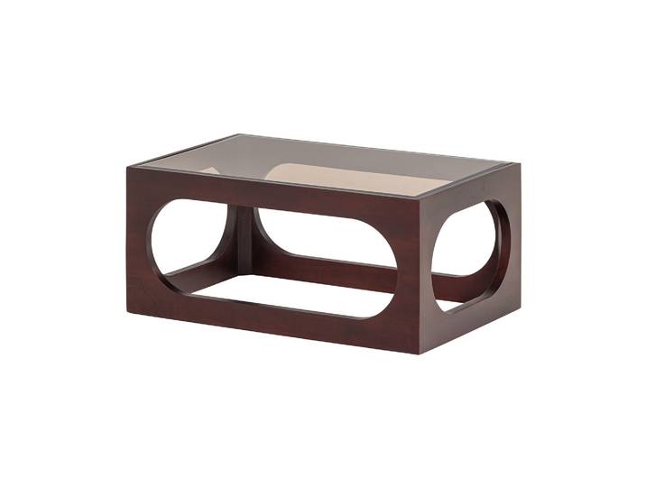 Table basse 77x50 cm bois d'acacia brun Trax