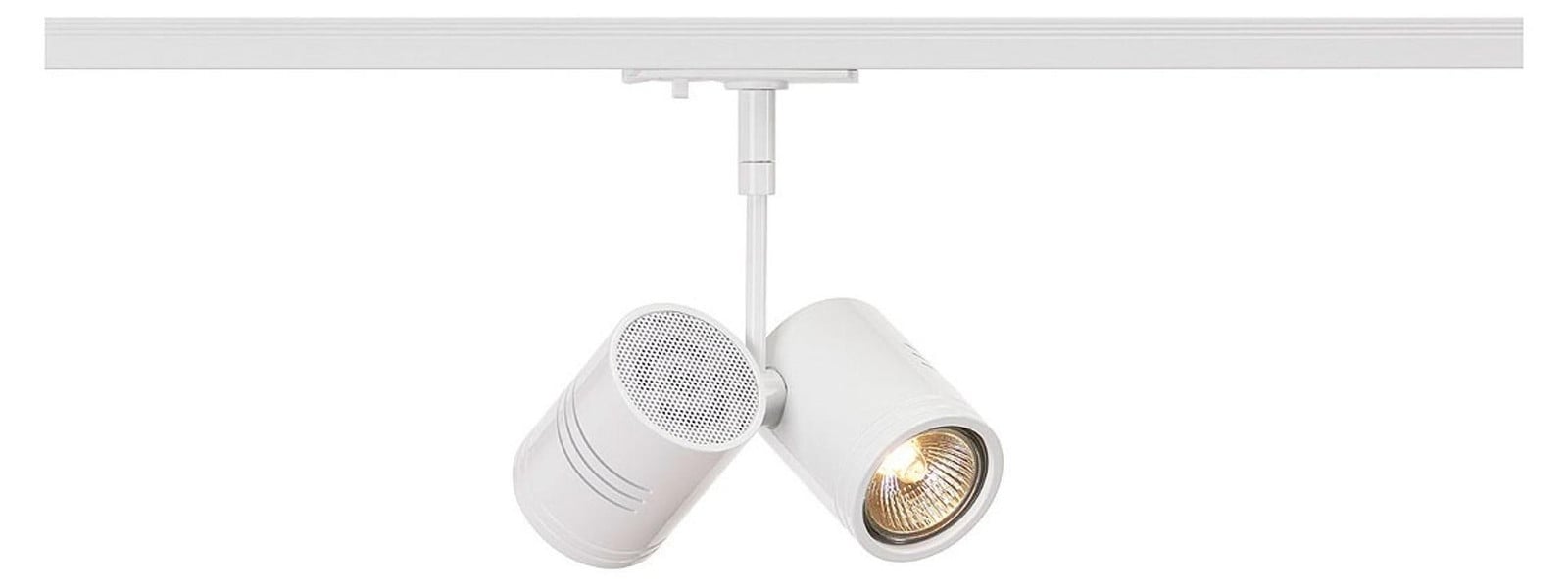 SLV Railspot dubbel Bima 2 1-fase trackspot wit