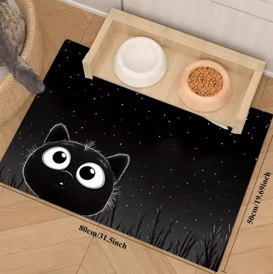 Inspire Curations PawShield Waterproof Pet Feeding Mat Non Slip Cat Food & Water Placemat 50x80cm 1pc