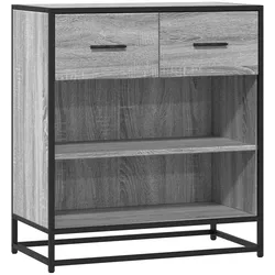 vidaXL Sideboard Grau Sonoma 68x35x76 cm Holzwerkstoff