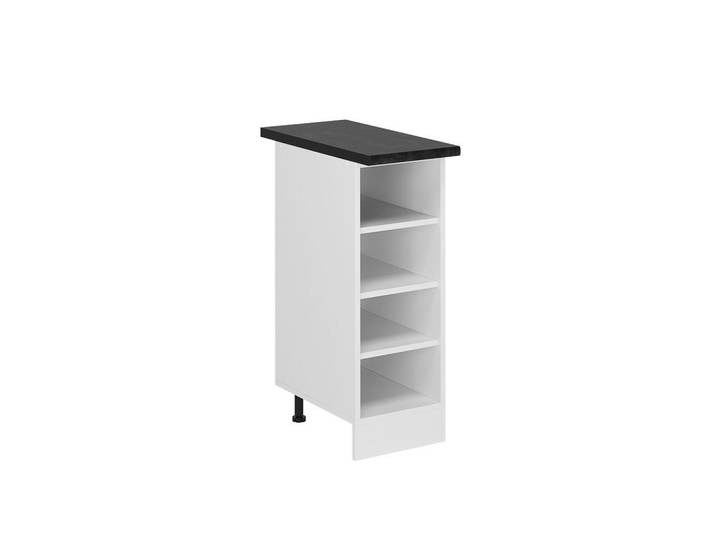 Vicco Küchenregal R-Line Weiß 30 cm, AP Anthrazit, Weiß, Weiß, Holzwerkstoff, Rechteckig, 30x81.6x60 cm, Küchen, Küchenmöbel, Küchenschränke, Küchenunterschrank