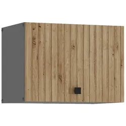 Küche AVA Artisan Hängeschrank 50 cm Lamellenoptik Küchenzeile Einbauküche