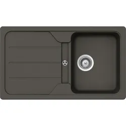 Schock Einbauspüle Formhaus D-100 U Asphalt - Unterbauspüle