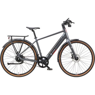 E-Bike TELEFUNKEN "UH220" Gr. 48, grau (grau, grau), Elektrofahrräder, 28 Zoll (71,12cm), Pedelec, Elektrofahrrad für Herren u. Damen, Urbanbike