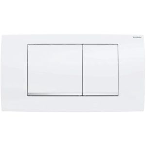 Geberit Geberit Betätigungsplatte Twinline30, aus Kunststoff, für WC, für  Twinline UP, 2-Mengen-Spülung, weiß