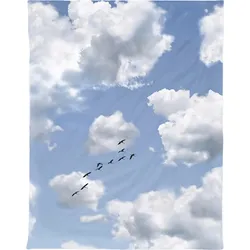 Hayka Bettdeckenbezug 150 x 200 cm, Wolken