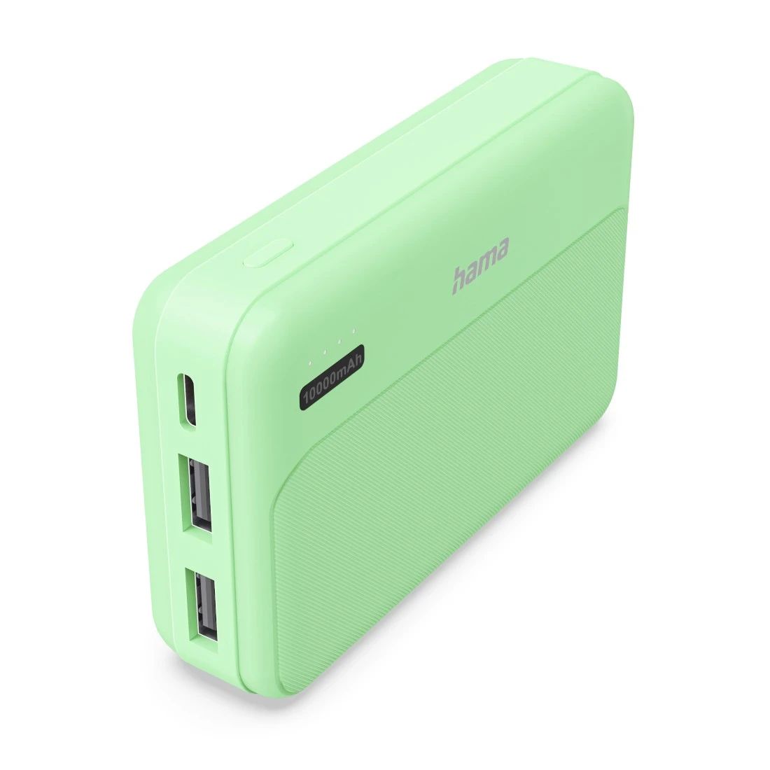 Hama 10000 mAh Powerbank USB Typ-C 201771 Pocket 10 (Grün) 00201771