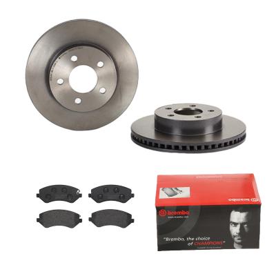 BREMBO Bremsensatz, Scheibenbremse 1420-57505 Vorderachse innenbelüftet 288mm 28mm für JEEP Chrysler