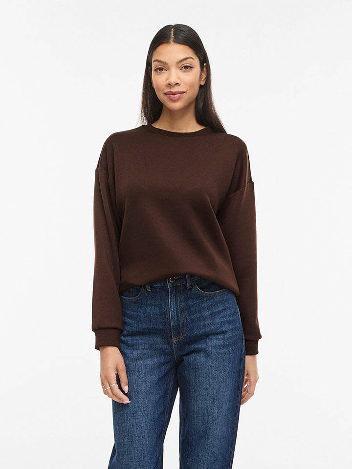 Vila Sweatshirt "Sandy" in Braun - XL