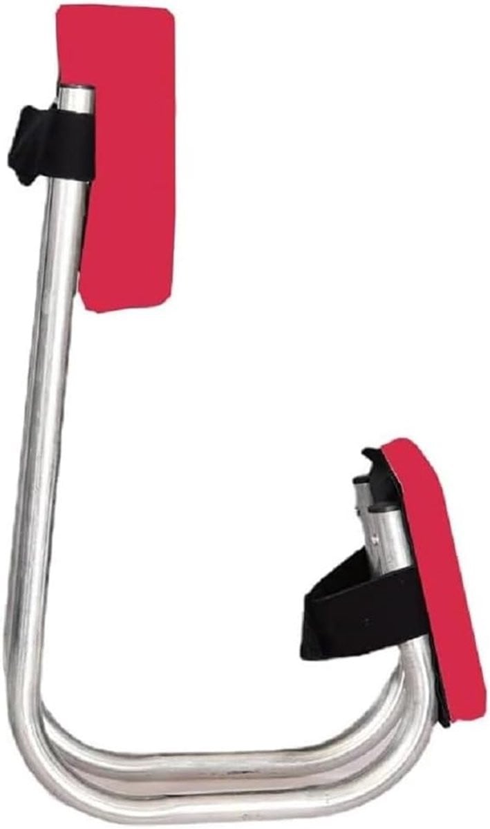 Rode Kniekruk voor tuinieren en klussen met schuimrubber - B/D/H: 35 x 18 x 18 cm