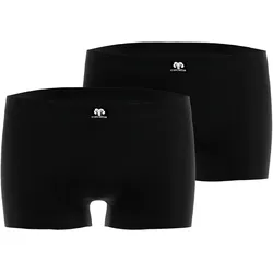 CECEBA Herren Boxershorts, 2er Pack - Konvex, Unterwäsche, Logo, einfarbig Schwarz / 8XL