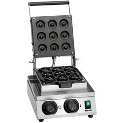 Professionelles digitales Waffelgerät 9 Waffeln Donut bartscher mdi donut 900