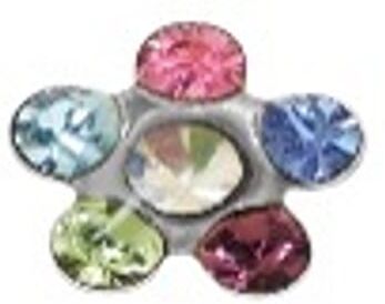 Inverness Brinco Flor Colorida Indo380