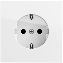 Gira 418870 SCHUKO-Steckd. System 70 Reinweiß