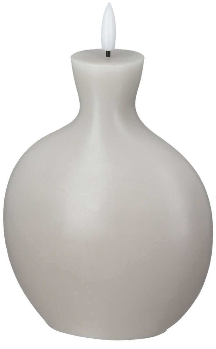 Gilde handwerk Pilaarkaars LED fles Candi