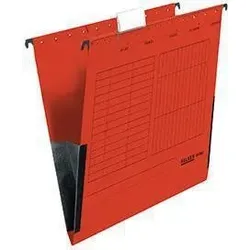 Falken Hängetasche 80002603 A4 Leinenfrösche rot