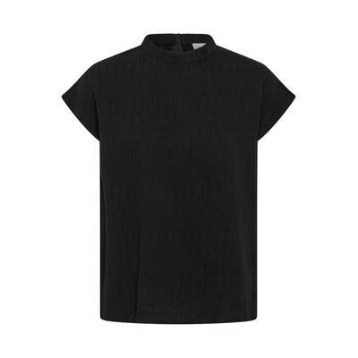 Langarmbluse SOAKED IN LUXURY "SOAKED IN LUXURY Bluse langarm SLCevilla", Damen, Gr. M, schwarz, Blusen
