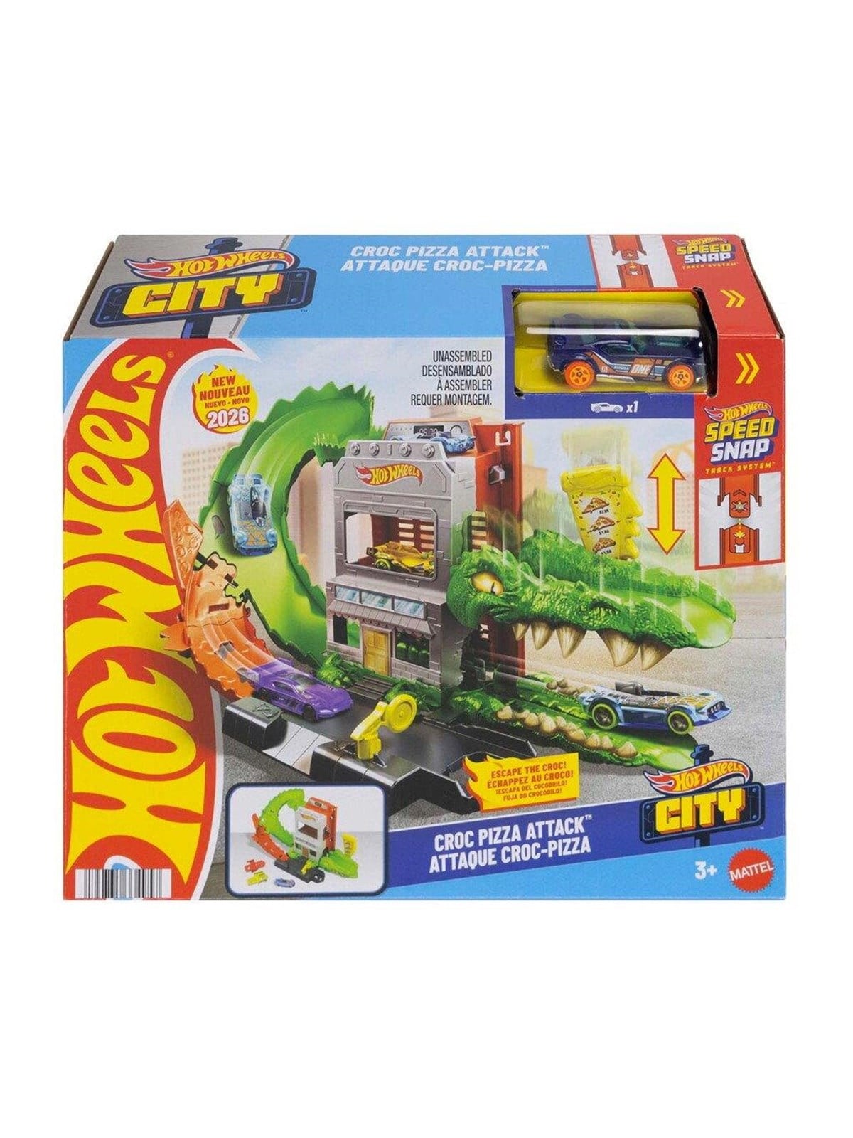 Hot Wheels City Nemesis Crocodile Pizzeria