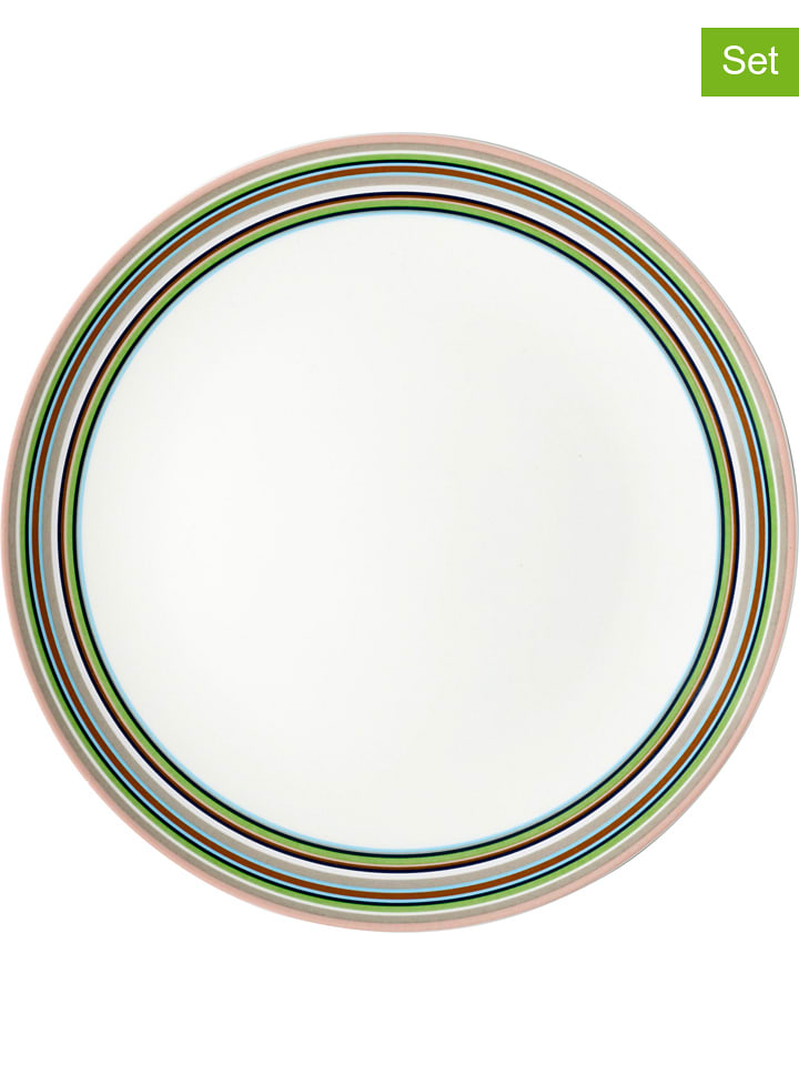 iittala 2er-Set: Teller "Origo" in Bunt - Ø 26 cm - onesize