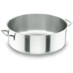 Lacor – 54045s – Kasserolle ohne Deckel Chef Luxe 45 cm Edelstahl