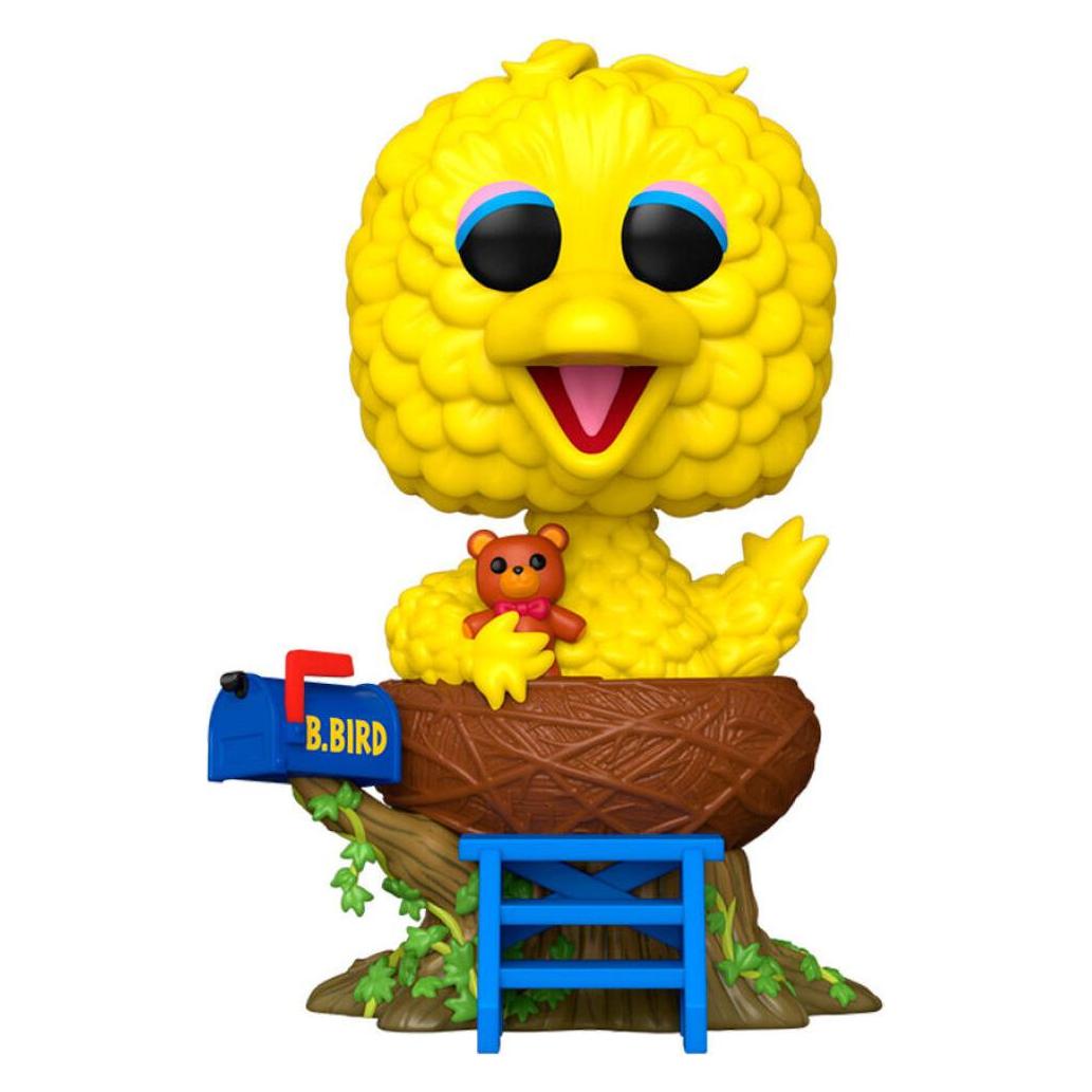Funko Sesamstrasse POP! Deluxe Vinyl Figur Big Bird in Nest 17 cm (FK80141)