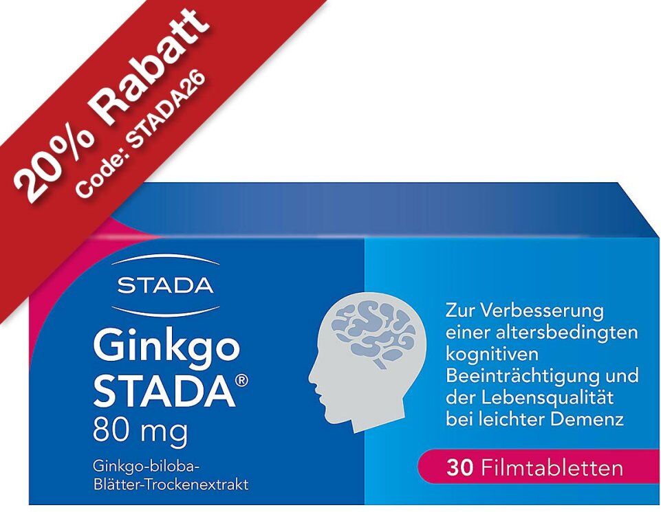 Ginkgo STADA Ginkgo Biloba STADA 80 mg Filmtabletten
