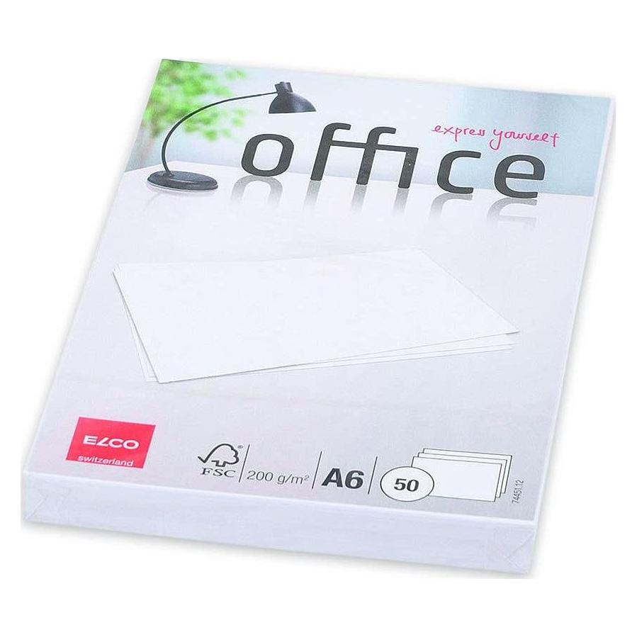 Elco Schreibkarten Office (A6, 50x, 200 g/m²) (74451.12)