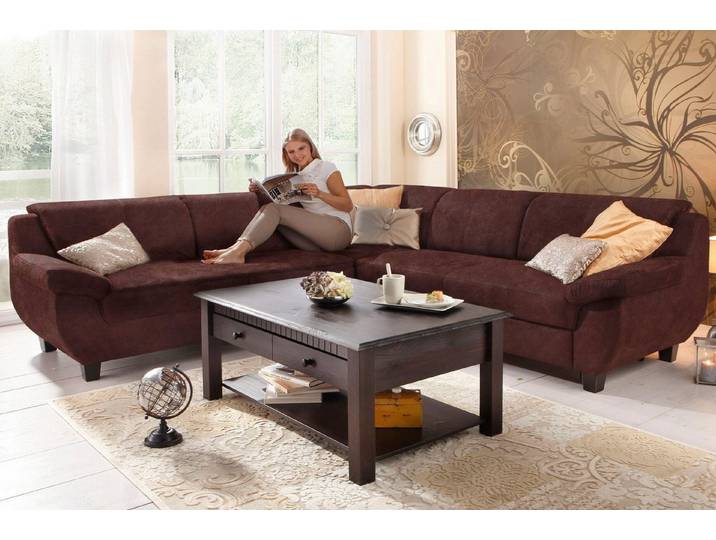 Home affaire Ecksofa Yesterday zeitlos und komfortabel, gemütliche Armlehnen L-Form, gleichschenklig, wahlweise mit Bettfunktion