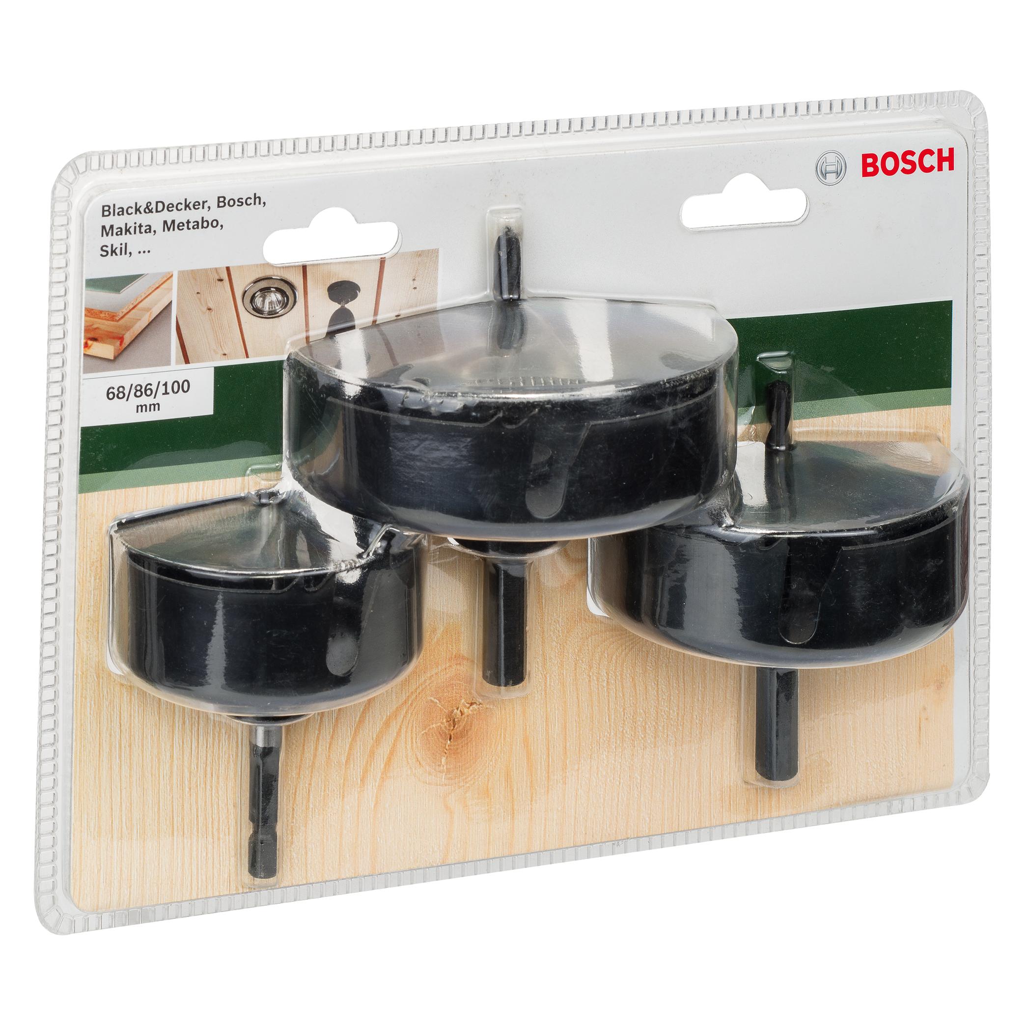 Bosch Zubehör Lochsägen-Set für Spot Lampen 68 86 100 mm (2609256D14)