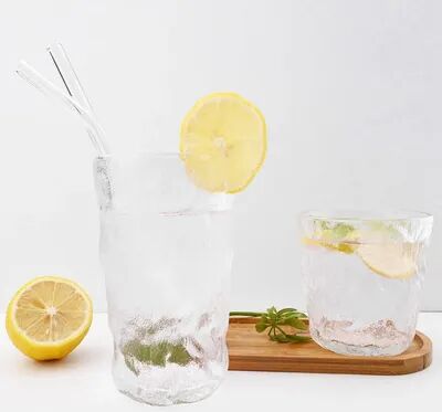 Perfect Picks Market High Borosilicate Glass Straws Set Eco Friendly & Reusable Drinking Straws For Smoothies, Bubble Tea, And Bars 3pcs Mix