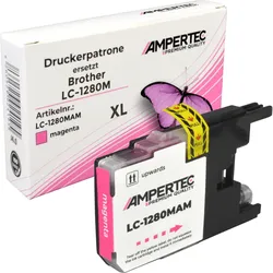Kompatible Tinte ersetzt Brother LC-1280XLM magenta
