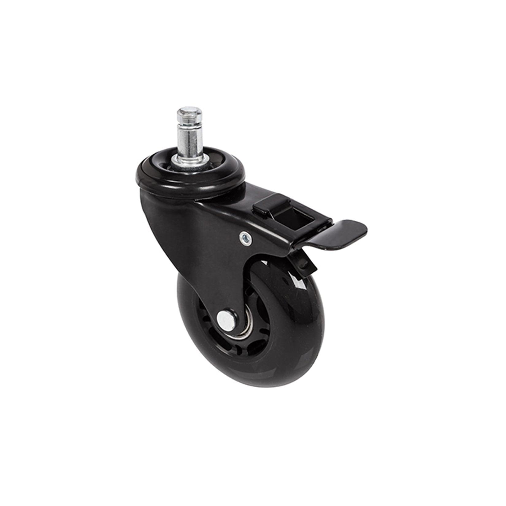 hjh OFFICE Stuhlrollen 5x ROLO SKATE S 11mm/75mm 100 % Polyurethan