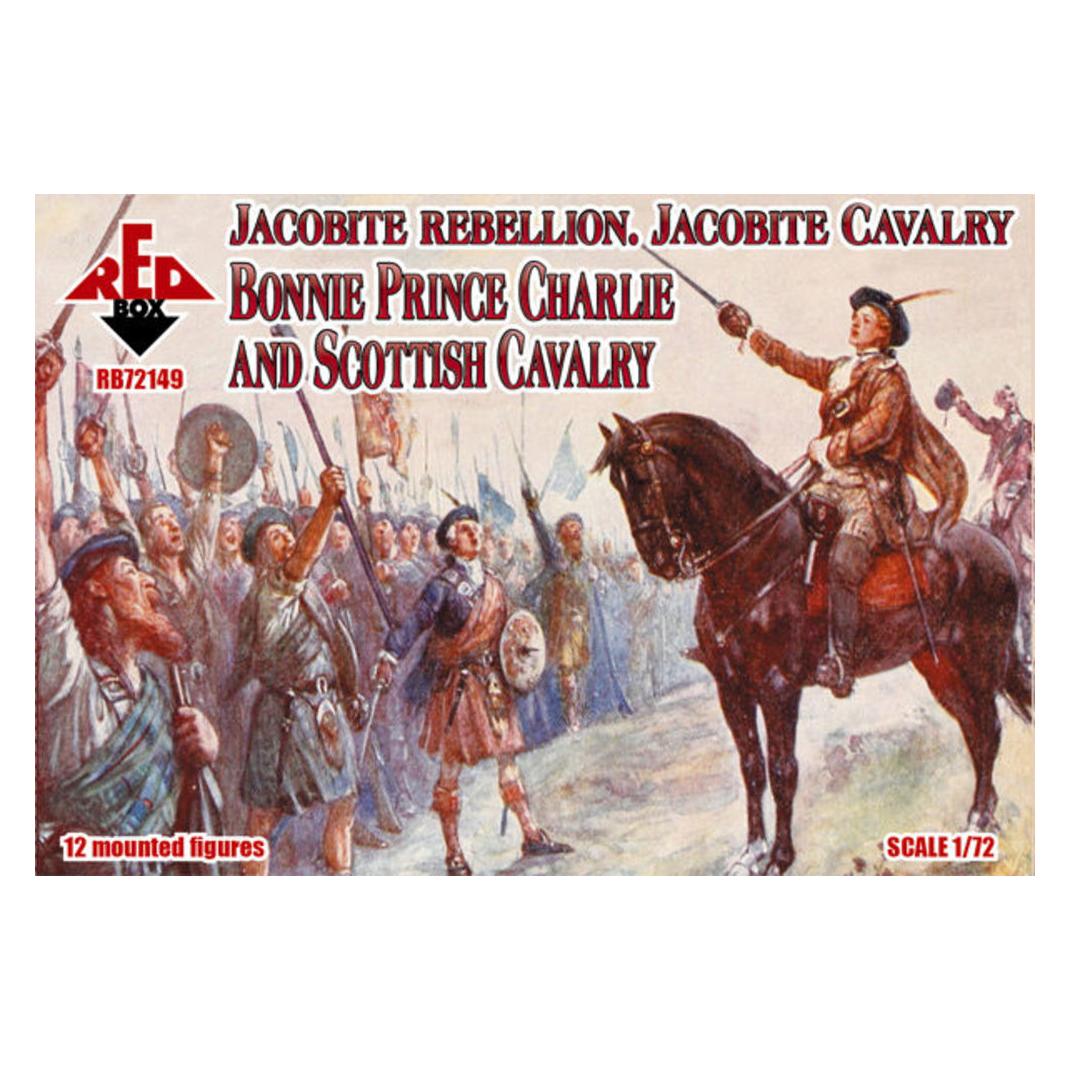Red Box Jacobite Rebellion. Jacobite Cavalry. Bonnie Prince Charlie and Scottish Cavalry (RB72149)