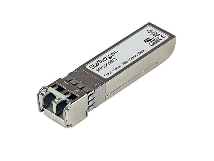 StarTech.com SFP-10GBASE-SR-ST transceiver module (SFP+ module, 10GBase-SR Cisco compatibel, glasvezel, 850nm, LC multimode met DDM)