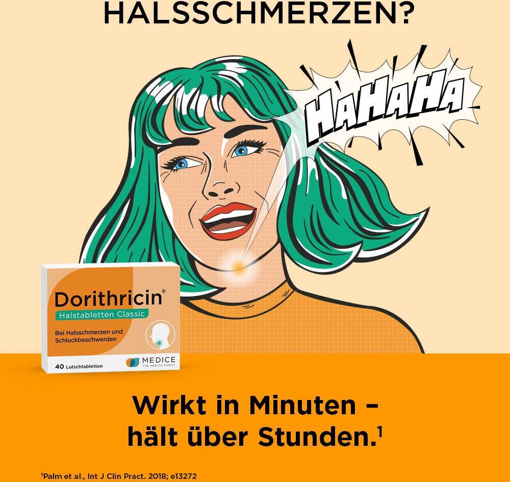 Dorithricin Halstabletten Classic 40 St Lutschtabletten