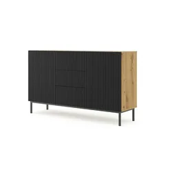 Sideboard   ¦ schwarz ¦ Maße (cm): B: 150 H: 89